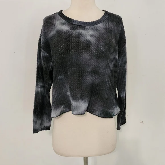 Antistar Cropped Waffle Knit Thermal - Picture 2 of 6